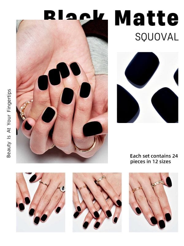 Black Matte/Squoval - Image 3