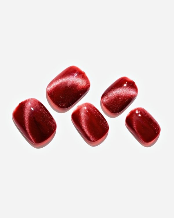 Cat Eye Nail Sets Short Squoval/ 5 PCS - Image 12