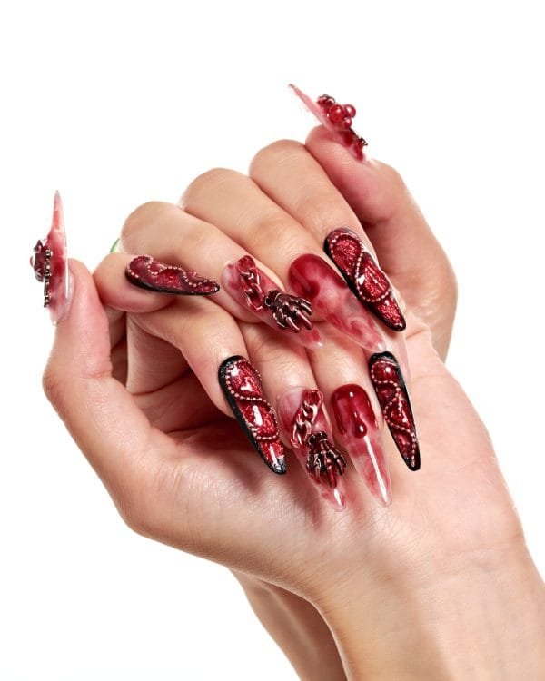 Merlot Rose(Handmade)/10 PCS - Image 4
