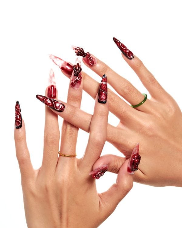 Merlot Rose(Handmade)/10 PCS - Image 8