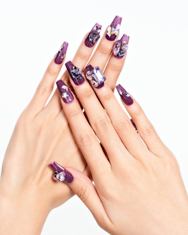 Purple Candy(Handmade)/10 PCS - Image 2