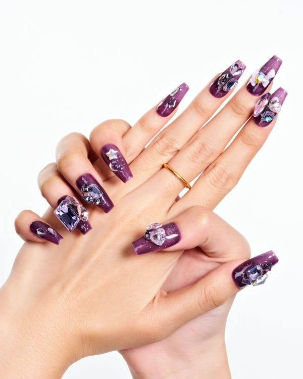 Purple Candy(Handmade)/10 PCS - Image 4