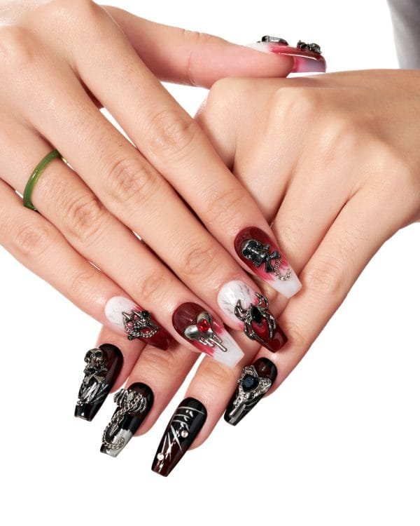 Black Obsidian(Handmae)/10 PCS - Image 3