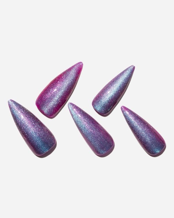 Cat Eye Nail Sets Long Stiletto/ 5 PCS - Image 10