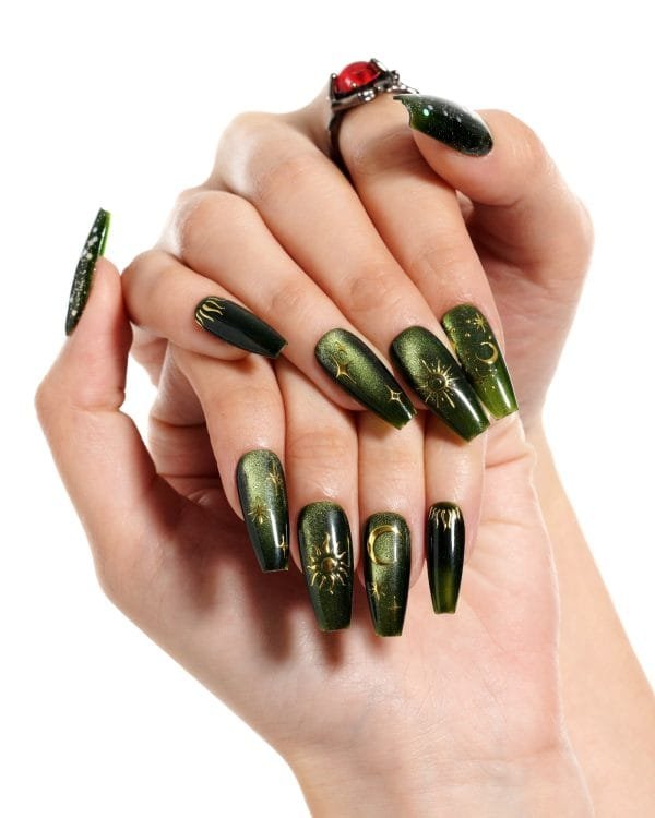 Green Mystical(Handmade)/10 PCS - Image 2
