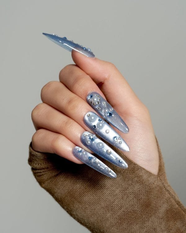Cat Eye/Ocean Pearl(Handmade)/10 PCS - Image 2