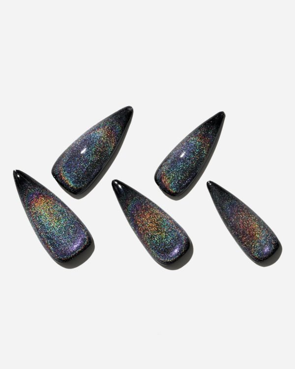 Cat Eye Nail Sets Long Stiletto/ 5 PCS - Image 7