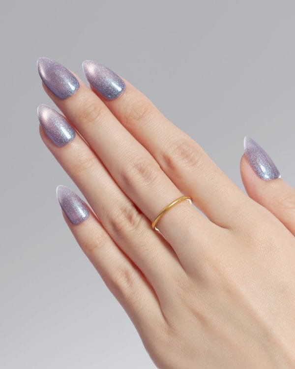 Cat Eye/Lavender(Handmade)/Short Almond - Image 3