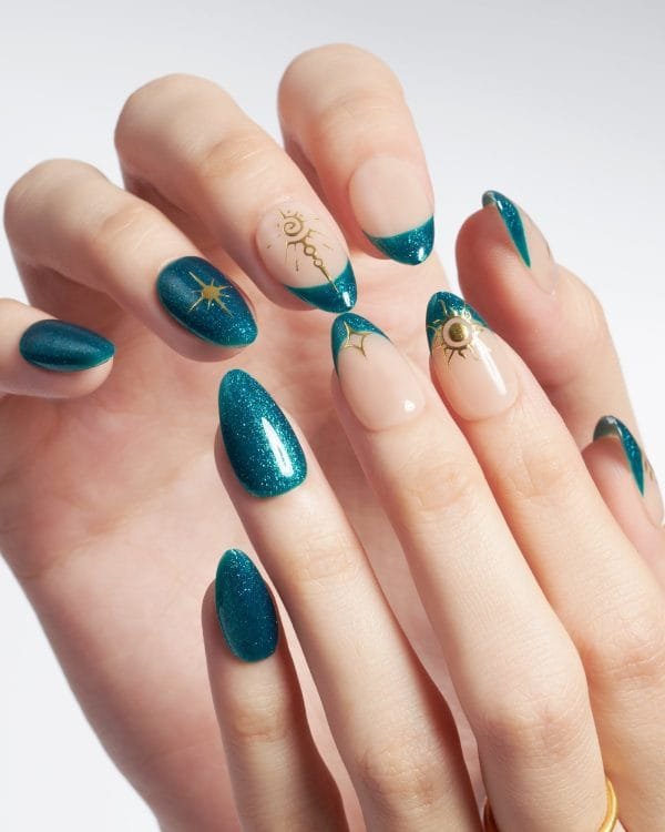Navy Cosmos(Handmade)/ 10 PCS - Image 2