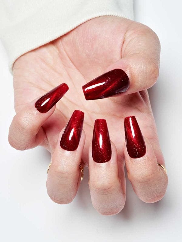 Cat Eye / Maroon (Handmade) - Image 6