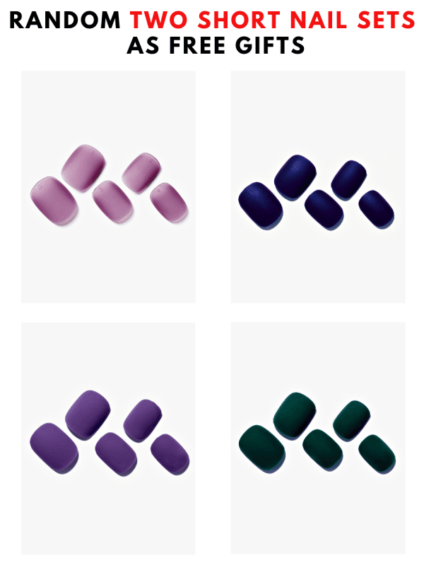 FREE GIFT-Random Two Short Nail Sets As Free Gifts